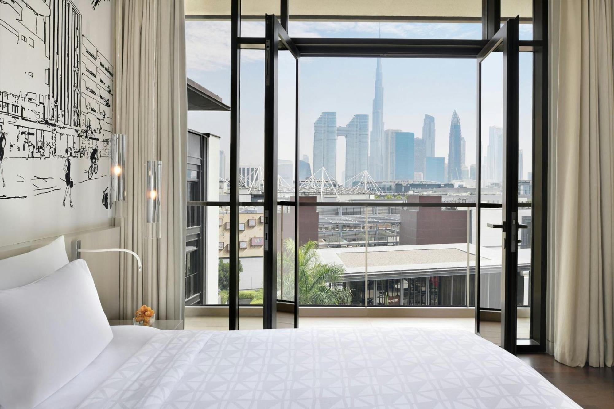 La Ville Hotel & Suites City Walk Dubai, Autograph Collection Zewnętrze zdjęcie A guest room at the West Hollywood hotel